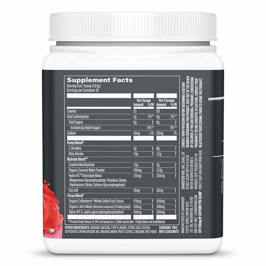 Active Pre-Workout, SUW